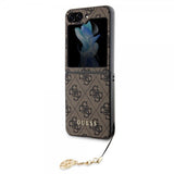 Guess Samsung Galaxy Z Flip 5 Skal 4G Charm Brun