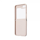 Guess Samsung Galaxy Z Flip 5 Skal 4G Metal Triangle Strass Rosa