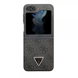 Guess Samsung Galaxy Z Flip 5 Skal 4G Metal Triangle Strass Svart