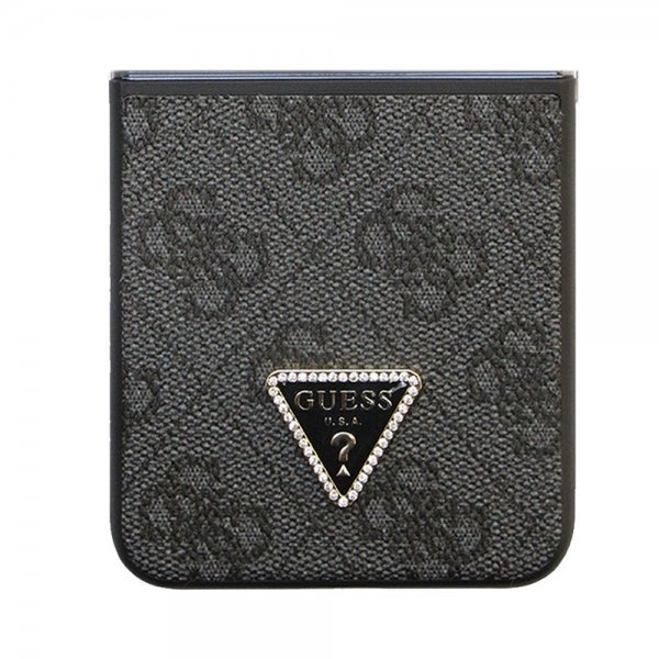 Guess Samsung Galaxy Z Flip 5 Skal 4G Metal Triangle Strass Svart
