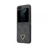 Guess Samsung Galaxy Z Flip 5 Skal 4G Metal Triangle Strass Svart