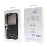 Guess Samsung Galaxy Z Flip 5 Skal 4G Metal Triangle Strass Svart