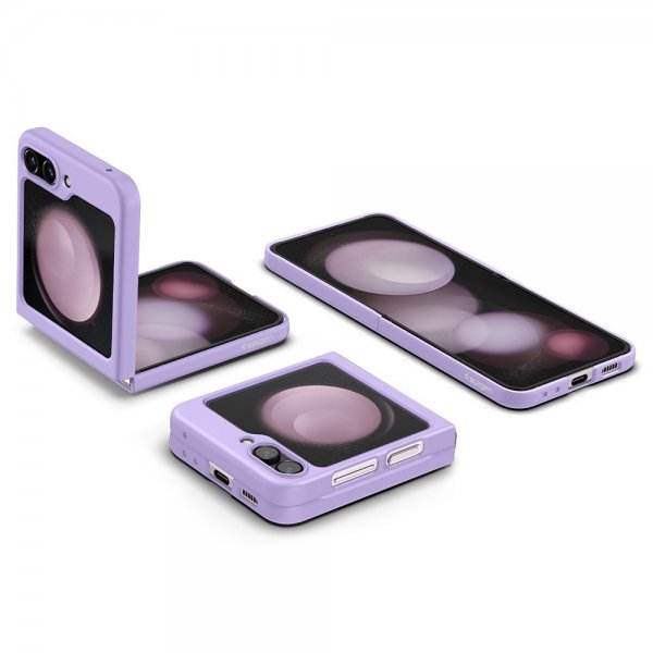 Spigen Samsung Galaxy Z Flip 5 Skal Air Skin Rose Purple