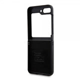 BMW Samsung Galaxy Z Flip 5 Skal Carbon Effect Metal Logo Svart