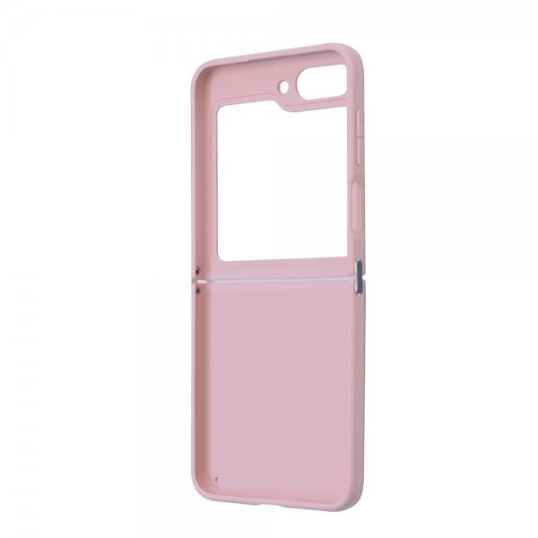 Guess Samsung Galaxy Z Flip 5 Skal Glitter Flakes Metal Logo Rosa