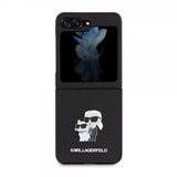 Karl Lagerfeld Samsung Galaxy Z Flip 5 Skal NFT Karl & Choupette Pin Saffiano Svart