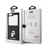 Karl Lagerfeld Samsung Galaxy Z Flip 5 Skal NFT Karl & Choupette Pin Saffiano Svart