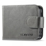 Lc.Imeeke Samsung Galaxy Z Flip 6/Flip 7 FE Fodral med Kortfack Stativfunktion Grå