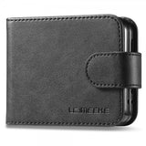 Lc.Imeeke Samsung Galaxy Z Flip 6/Flip 7 FE Fodral med Kortfack Stativfunktion Svart