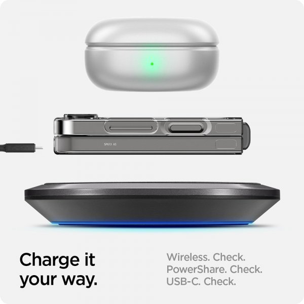 Spigen Samsung Galaxy Z Flip 6/Galaxy Z Flip 7 FE Skal Air Skin Zero One Svart