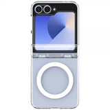 Spigen Samsung Galaxy Z Flip 6/Galaxy Z Flip 7 FE Skal Ultra Hybrid Pro MagFit Clear White