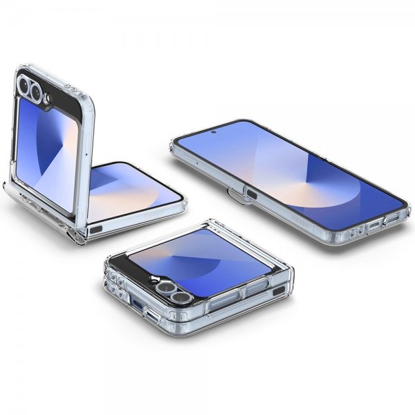 Spigen Samsung Galaxy Z Flip 6/Galaxy Z Flip 7 FE Skal Ultra Hybrid Pro MagFit Clear White