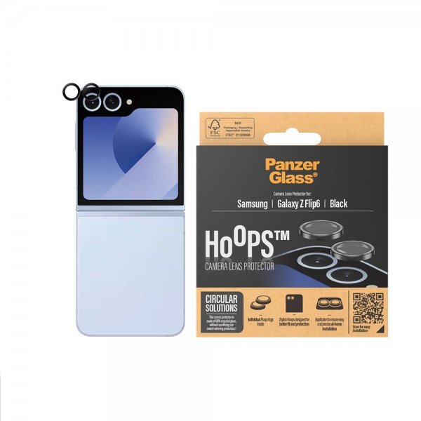 PanzerGlass Samsung Galaxy Z Flip 6/Flip 7 FE Kameraskydd Hoops
