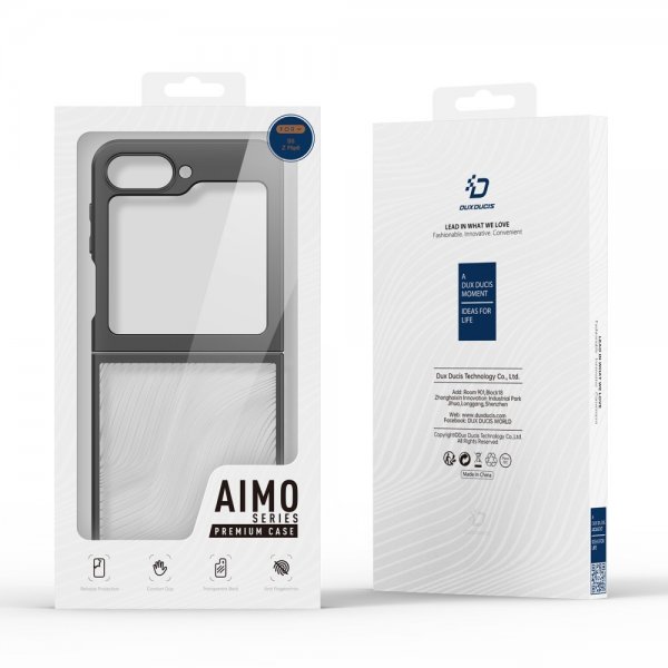 Dux Ducis Samsung Galaxy Z Flip 6/Flip 7 FE Skal Aimo Series Svart