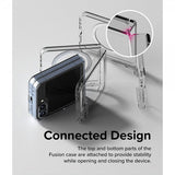 Ringke Samsung Galaxy Z Flip 6/Flip 7 FE Skal Fusion Magnetic Transparent
