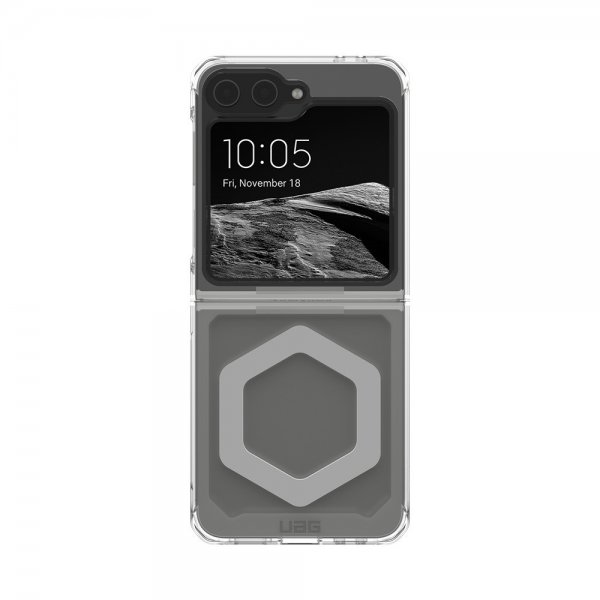 Urban Armor Gear (UAG) Samsung Galaxy Z Flip 6/Flip 7 FE Skal Plyo Pro MagSafe Ice/Silver
