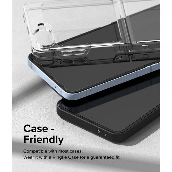 Ringke Samsung Galaxy Z Flip 6/Flip 7 FE Skärmskydd Dual Easy Film 2-pack