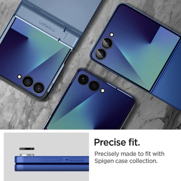 Spigen Samsung Galaxy Z Flip 7 Kameraskydd GLAS.tR EZ Fit Optik Pro 2-pack