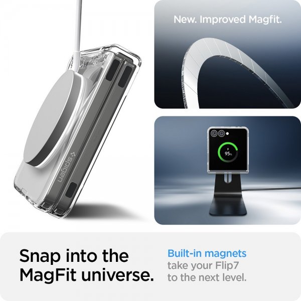 Spigen Samsung Galaxy Z Flip 7 Skal Air Skin Mag Transparent