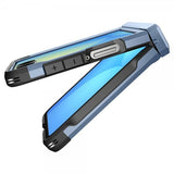 Spigen Samsung Galaxy Z Flip 7 Skal Tough Armor Pro MagFit Sierra Blue