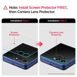 Spigen Samsung Galaxy Z Flip 7 Skärmskydd GLAS.tR EZ Fit 2-pack