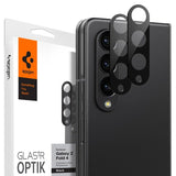 Spigen Samsung Galaxy Z Fold 4 Kameraskydd Glas.tR Optik 2-pack Svart