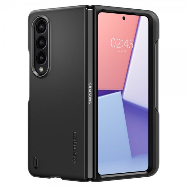 Spigen Samsung Galaxy Z Fold 4 Skal Thin Fit P Svart