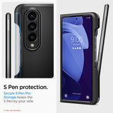 Spigen Samsung Galaxy Z Fold 4 Skal Thin Fit P Svart