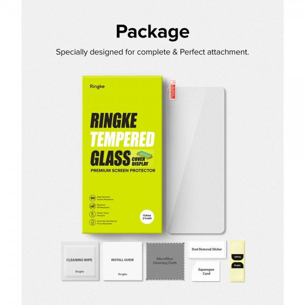 Ringke Samsung Galaxy Z Fold 4 Skärmskydd Cover Display Protector Glass