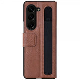Nillkin Samsung Galaxy Z Fold 5 Fodral Aoge Series Brun