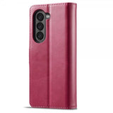Lc.Imeeke Samsung Galaxy Z Fold 5 Fodral med Kortfack Magenta