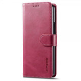 Lc.Imeeke Samsung Galaxy Z Fold 5 Fodral med Kortfack Magenta