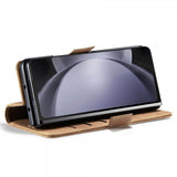 CaseMe Samsung Galaxy Z Fold 5 Fodral Retro Flip Brun