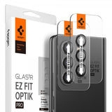 Spigen Samsung Galaxy Z Fold 5 Kameraskydd GLAS.tR EZ Fit Optik Pro 2-pack Svart