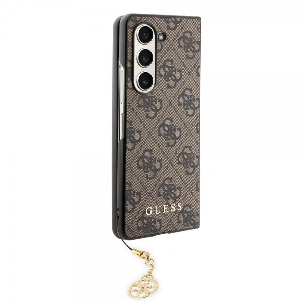 Guess Samsung Galaxy Z Fold 5 Skal 4G Charm Brun