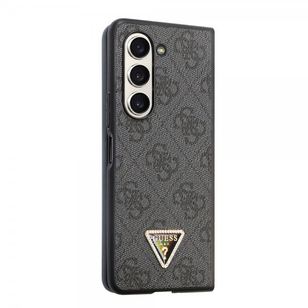 Guess Samsung Galaxy Z Fold 5 Skal 4G Metal Triangle Strass Svart