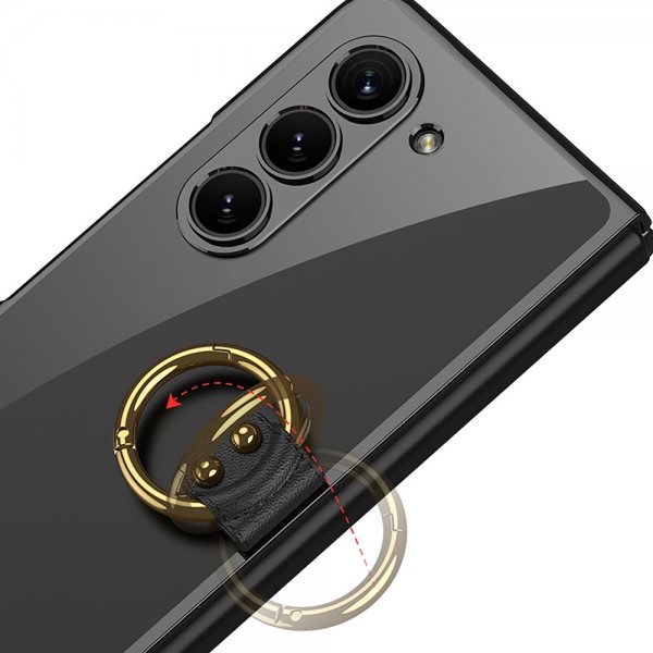GKK Samsung Galaxy Z Fold 5 Skal Finger Ring Grön