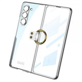 GKK Samsung Galaxy Z Fold 5 Skal Finger Ring Silver