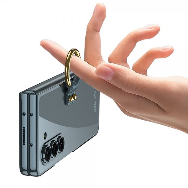 GKK Samsung Galaxy Z Fold 5 Skal Finger Ring Silver