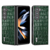 ABEEL Samsung Galaxy Z Fold 5 Skal Krokodiltextur Grön