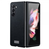 Sulada Samsung Galaxy Z Fold 5 Skal Litchi Svart
