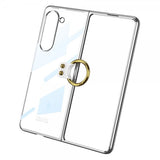 GKK Samsung Galaxy Z Fold 5 Skal med Ringhållare Guld
