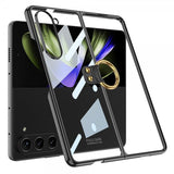 GKK Samsung Galaxy Z Fold 5 Skal med Ringhållare Svart