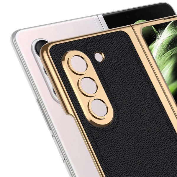 GKK Samsung Galaxy Z Fold 5 Skal Pläterad Kant Grön