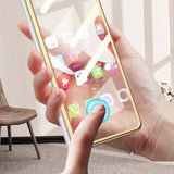 GKK Samsung Galaxy Z Fold 5 Skal Pläterad Kant Kolfiber Svart