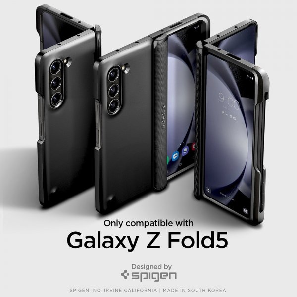 Spigen Samsung Galaxy Z Fold 5 Skal Slim Armor Pro Pen Edition Svart