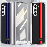 GKK Samsung Galaxy Z Fold 5 Skal Stripe Svart