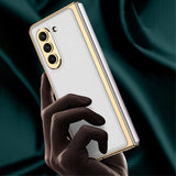 GKK Samsung Galaxy Z Fold 5 Skal Stripe Svart