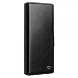 Qialino Samsung Galaxy Z Fold 6 Fodral Äkta Läder Svart