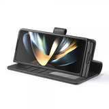 Lc.Imeeke Samsung Galaxy Z Fold 6 Fodral med Kortfack Stativfunktion Svart